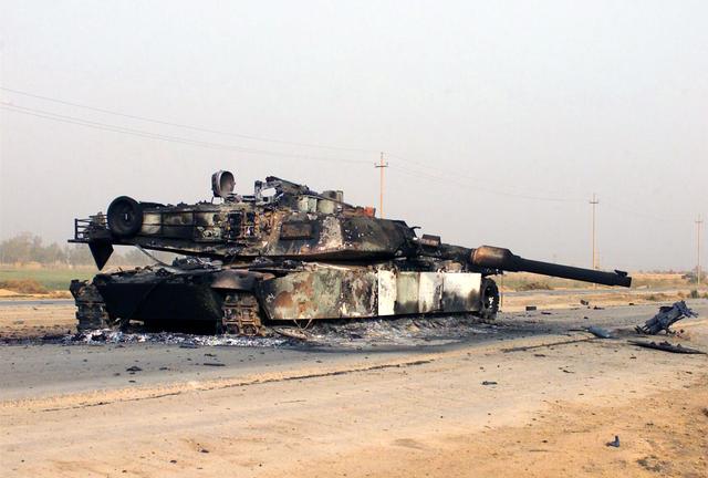 M1A1 Tank destroyed.jpg